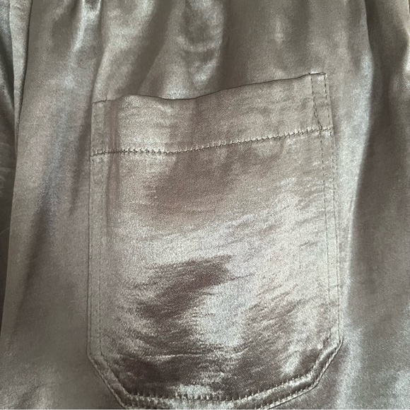 ANTHROPOLOGIE CURRENT AIR Satin Moto Jogger Pant - Picture 7 of 10